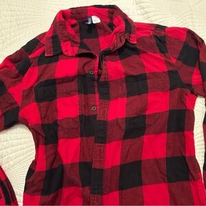 Red and Black H&M flannel